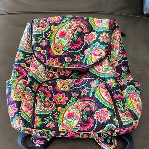 Vera Bradley Colorful Paisley Backpack